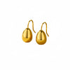 Fashion Drop Shape Titanium Steel And Stainless Steel Earrings With Electroplating For Women