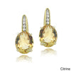 Fashion Earrings Aaa Zircon Earrings Explosions Goose Eggshaped Multicolor Jewelry Wholesale