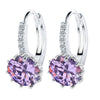 Fashion Earrings Aaa Zircon Earrings Multicolor Earrings Mixed Batch Super Flash