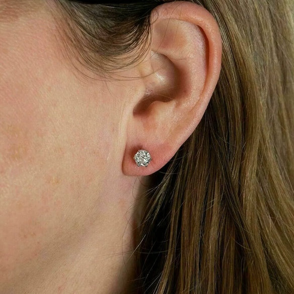 Fashion Earrings Copper Geometric Style