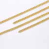 Fashion Electroplated Metal Chain For Diy Handmade Necklace Bracelet And Sweater Chain Jewelry Making Material