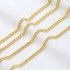 Fashion Electroplated Metal Chain For Diy Handmade Necklace Bracelet And Sweater Chain Jewelry Making Material