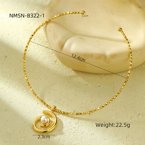 Fashion Elegant Love Stainless Steel Necklace With Heart Shape And Bow Tie For Women Electroplating Design