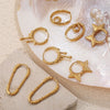 Fashion Elegant Love 316L Stainless Steel Electroplated Women's Earrings