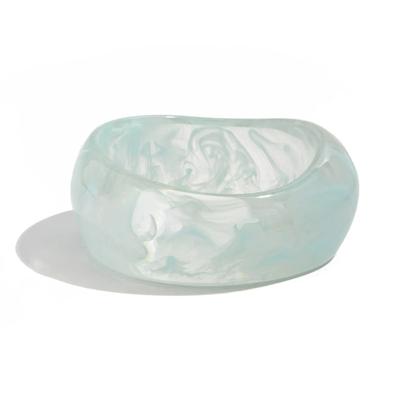 Fashion Exaggerated Asymmetrical Resin Bracelet Dopamine Colorful Polish Ladies Jewelry