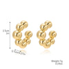 Fashion Exaggerated Cshaped Acrylic Ear Clip For Women With Wave And Geometric Patterns