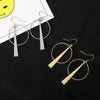 Fashion Geometric Plating Alloy No Inlaid Earrings