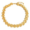 Fashion Exaggerated Personality Stainless Steel 18K Gold Plated Flower Pendant Ochain Wrap Necklace Bracelet For Women