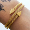 Fashion Exo Titanium Steel Triangular Multilayer Unisex Bracelets