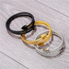 Fashion Exo Titanium Steel Triangular Multilayer Unisex Bracelets