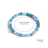 Fashion Exquisite Simple Geometric Square Artificial Crystal Handmade Women's Bracelet