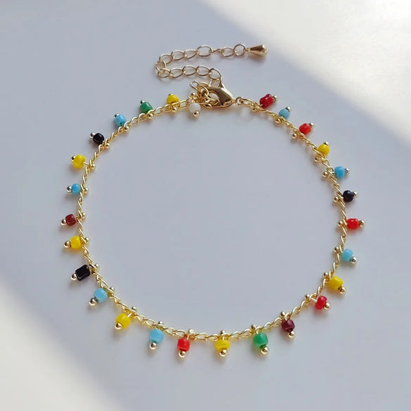 Fashion Eye Copper Enamel Plating Inlay Resin Bracelets 1 Piece