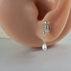 Fashion Faucet Earrings Stainless Steel Geometric Electroplated