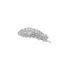Fashion Feather Alloy Plating Rhinestones Hair Clip