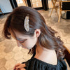 Fashion Feather Alloy Plating Rhinestones Hair Clip