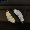 Fashion Feather Alloy Plating Rhinestones Hair Clip