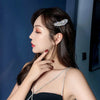 Fashion Feather Alloy Plating Rhinestones Hair Clip