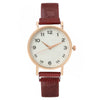 Fashion Female Quartz Watch With Metal Strap And Alloy Case