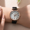 Fashion Female Quartz Watch With Metal Strap And Alloy Case