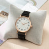 Fashion Female Quartz Watch With Metal Strap And Alloy Case