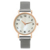 Fashion Female Quartz Watch With Metal Strap And Alloy Case