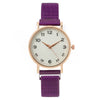 Fashion Female Quartz Watch With Metal Strap And Alloy Case