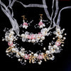 Fashion Flower Alloy Pearl Hair Band