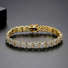 Fashion Flower Bracelet For Women Copper Electroplated Zircon Inlaid Crystal Bracelet Elegant All Match Jewelry