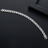 Fashion Flower Bracelet For Women Copper Electroplated Zircon Inlaid Crystal Bracelet Elegant All Match Jewelry