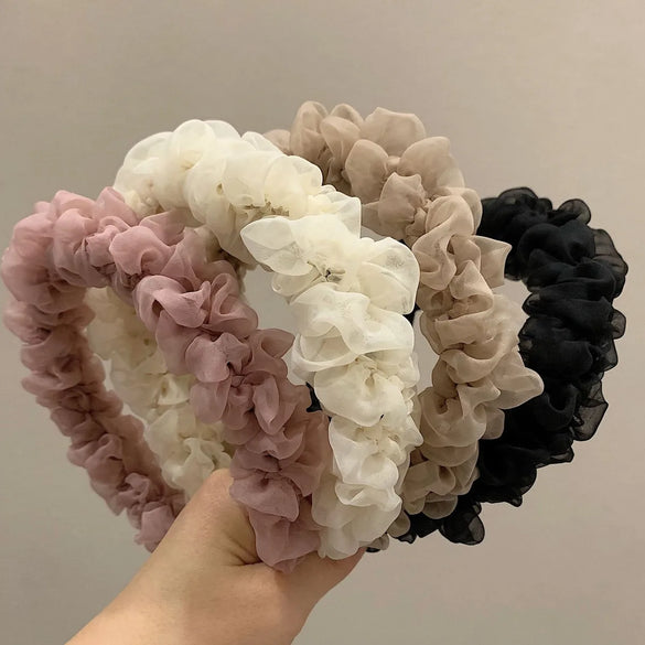 Fashion Flower Cloth Handmade Hair Band 1 Piece