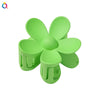 Women'S Fashion Flower Plastic Handmade Hair Claws