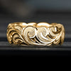 Fashion Flower Ring Retro Cold Style Geometric Copper Electroplated For Men And Women