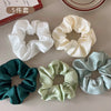 Fashion Fruit Solid Color Cloth Hair Tie 5 Pieces