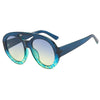 Fashion Geometric Ac Round Frame Full Frame Women'S Sunglasses