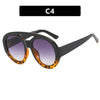 Fashion Geometric Ac Round Frame Full Frame Women'S Sunglasses