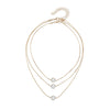 Fashion Geometric Artificial Pearls Alloy Wholesale Pendant Necklace
