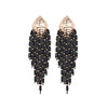 Fashion Geometric Alloy Tassel Earrings For Women With Electroplating