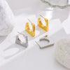 Fashion Geometric Cold Style Stainless Steel Women's Earrings