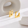 Fashion Geometric Cold Style Stainless Steel Women's Earrings