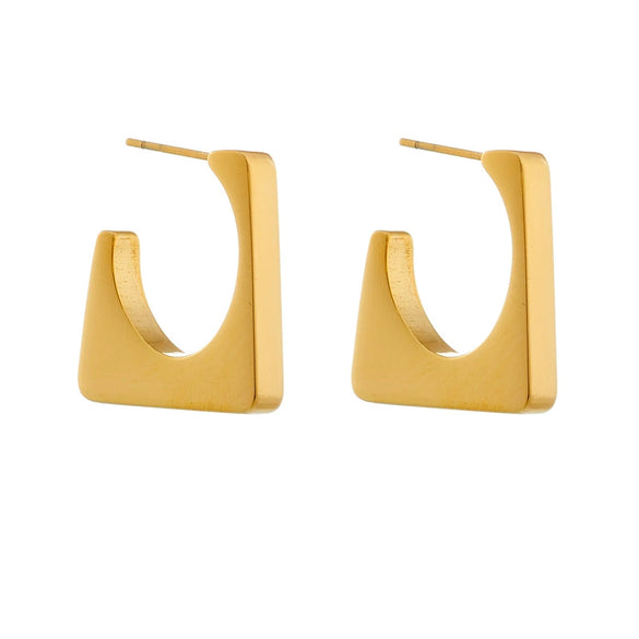 Fashion Geometric Cold Style Stainless Steel Women's Earrings