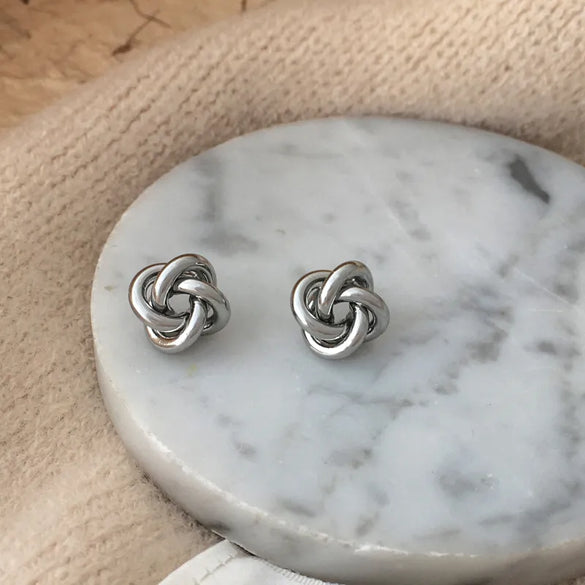 Fashion Geometric Copper Ear Studs Plating Copper Earrings