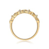 Fashion Geometric Moissanite Inlaid 925 Silver Ring For Women