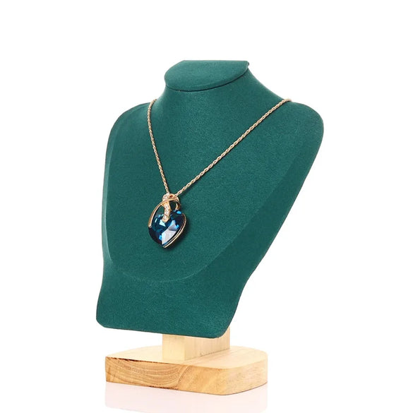 Fashion Geometric Solid Wood Jewelry Rack