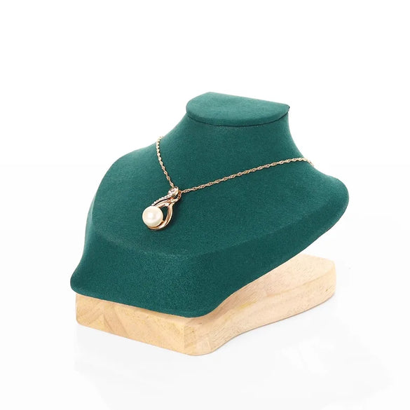 Fashion Geometric Solid Wood Jewelry Rack