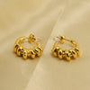 Fashion Geometric Stainless Steel Earrings Plating Stainless Steel Earrings 1 Pair