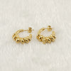 Fashion Geometric Stainless Steel Earrings Plating Stainless Steel Earrings 1 Pair