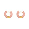 Fashion Geometric Stainless Steel Earrings Stoving Varnish Plating Stainless Steel Earrings