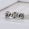 Fashion Geometric Stainless Steel Plating Rings 1 Piece