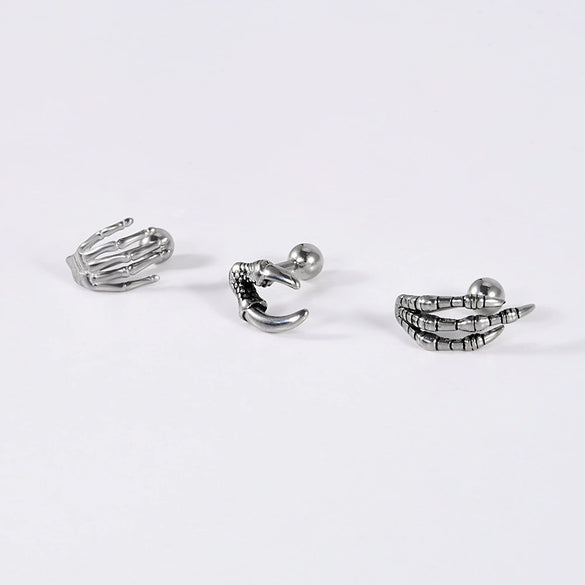 Fashion Geometric Stainless Steel Polish Earrings