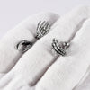 Fashion Geometric Stainless Steel Polish Earrings